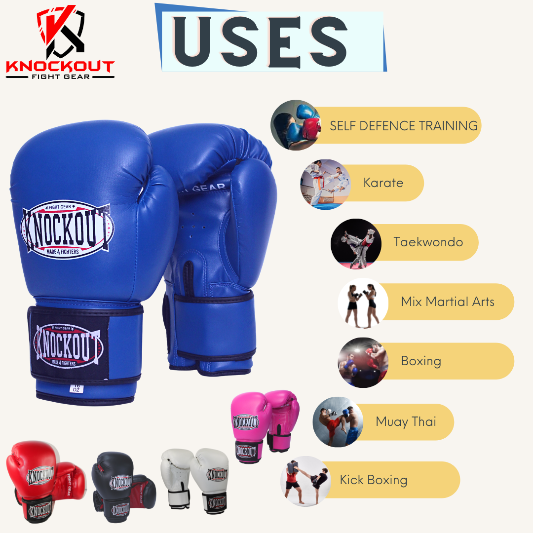 Gel Boxing Gloves For Men Women, Muay Thai MMA Kickboxing Home Gym Training, Sparing Gloves Pair with Premium Ventilated Palm