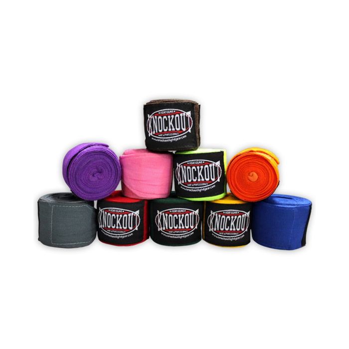Knockout Adults Gel Hand Wraps 180"