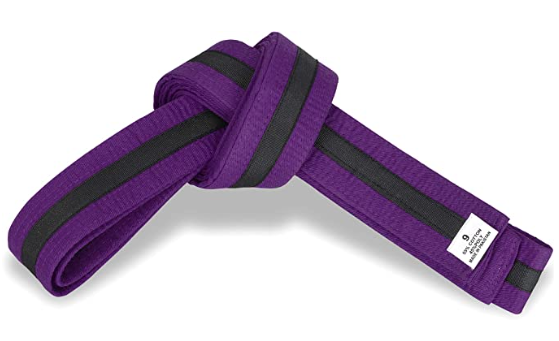 Black Strip Karate Belts with 9 Rows of Stitching, Ideal for Traditional Karate, MMA, Judo, Taekwondo