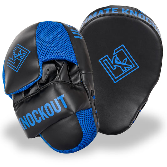 Macro Focused Curved Punching Mitts for Focused Hand Target Bag to Punch & Kickboxing, MMA Muay Thai Home Gym Training Pads for Men and Women