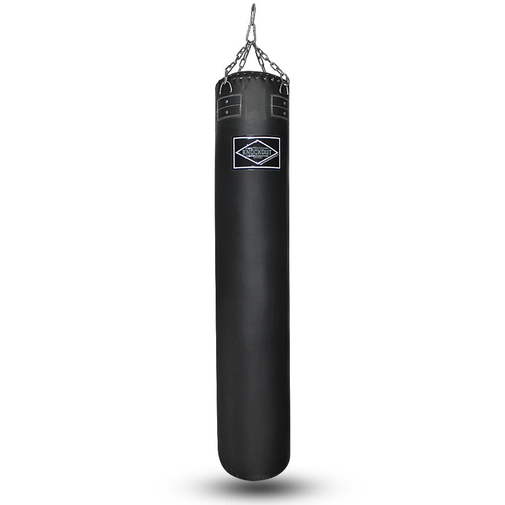 Windy Thai Sacco Da Boxe Vuoto In Pelle - 177,8 X 30,5 Cm - Fatto A Mano In Thailandia