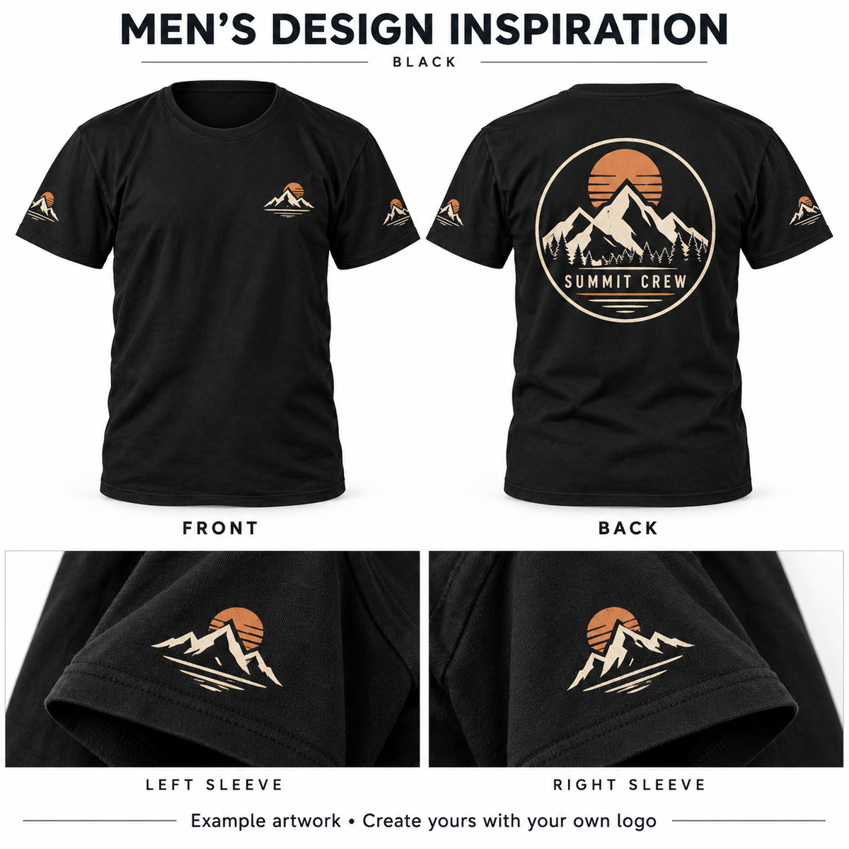 Custom DTF T-Shirt – Your Logo, Kids & Adults
