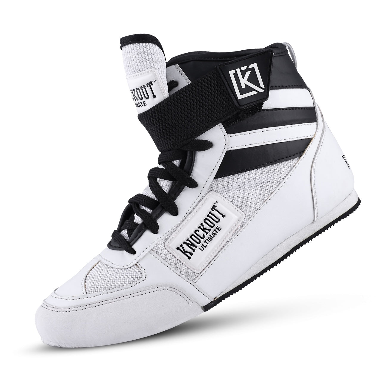 Boxing Shoes Lightweight, Breathable with Anti-Slipping Poly Rubber Sole and Extra Ankle Support for Boxers